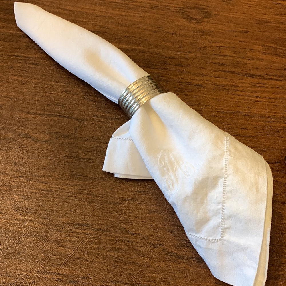 Set of 12 napkin rings